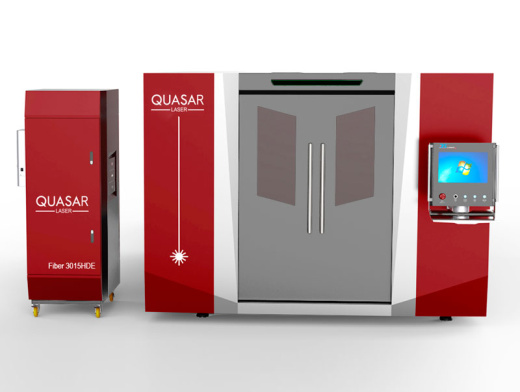 Лазерный станок Quasar F3015HDE-III 4,0 кВт с ограждением и сменным столом